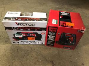 lot 47 image: Lot of Assorted Portable Power Starters Various Models and Conditions  Customer Returns See Pictures