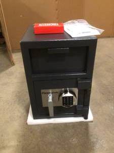 lot 36 image: SentrySafe 0.9 cu. ft. Depository Money Safe with Digital Lock  Customer Returns  See Pictures