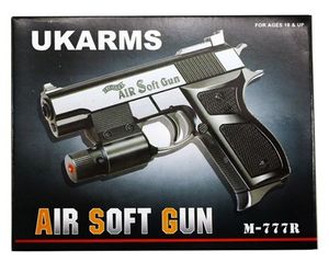 lot 2 image: M-777R Spring Airsoft Hand Gun