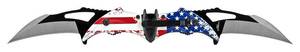 lot 34 image: 5.75 Dual Blade Bat Pocket Knife - United States