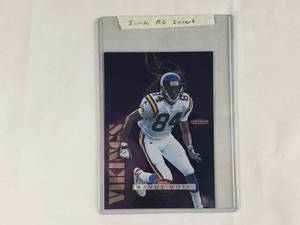 Randy Moss Jumbo Rookie Insert Play Football No. 16
