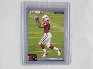 Larry Fitzgerald 1st Edition Rookie Card Topps Total No. 400