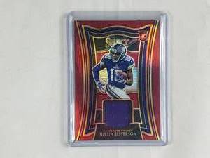 Justin Jefferson Rookie Prizm Patch Panini Select No. RS-JJE