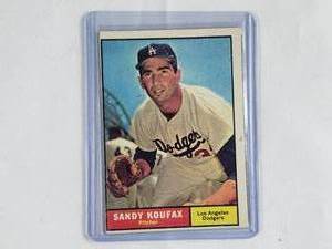 Sandy Koufax 1961 Topps No. 344