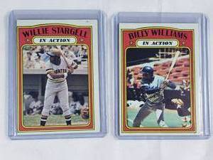 Lot of 2 Willie Stargell In Action Topps No. 448, Billie Williams In Action Topps No. 440