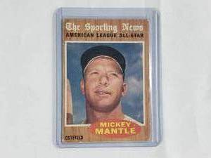 Mickey Mantle 1962 Topps The Sporting News American League All-Star No. 471