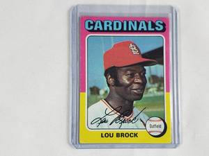 Lou Brock 1975 Topps No. 540