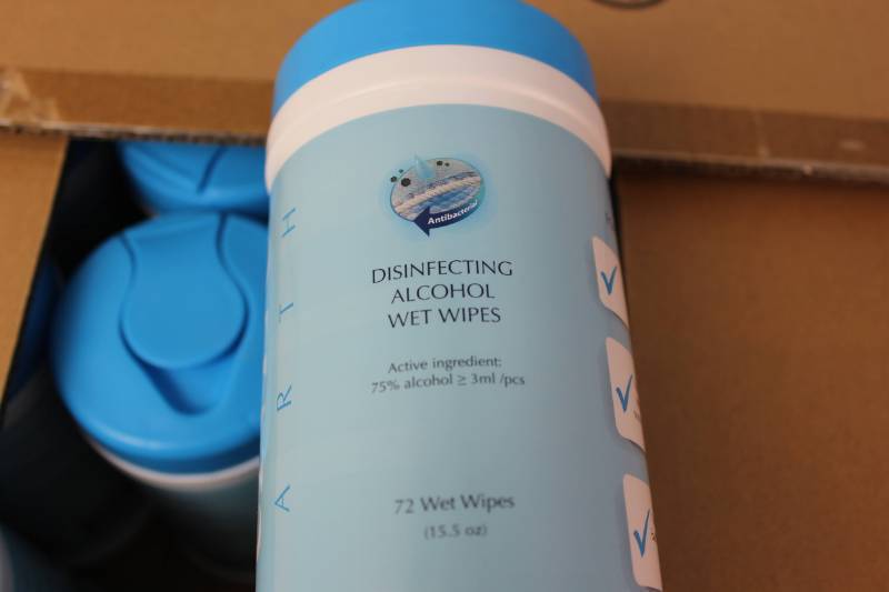 lot 254 image: Case of reNEU Earth Disinfecting Alcohol Wet Wipes 24 Canisters of 72 Wipes