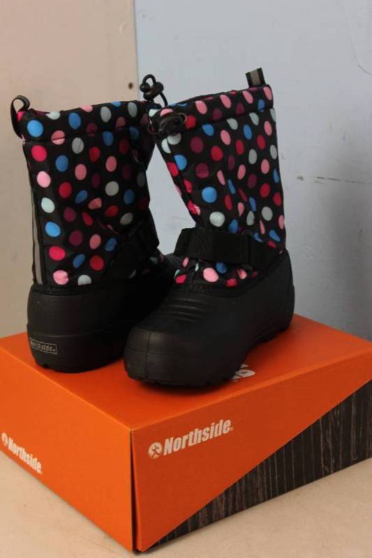 lot 76 image: NEW - Northside Frosty Winter Boots - Girls SIZE 2 679759296646