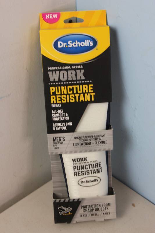 lot 38 image: NEW - Dr. Scholls Puncture Resistant Insoles 888853002934 MSRP $19.97