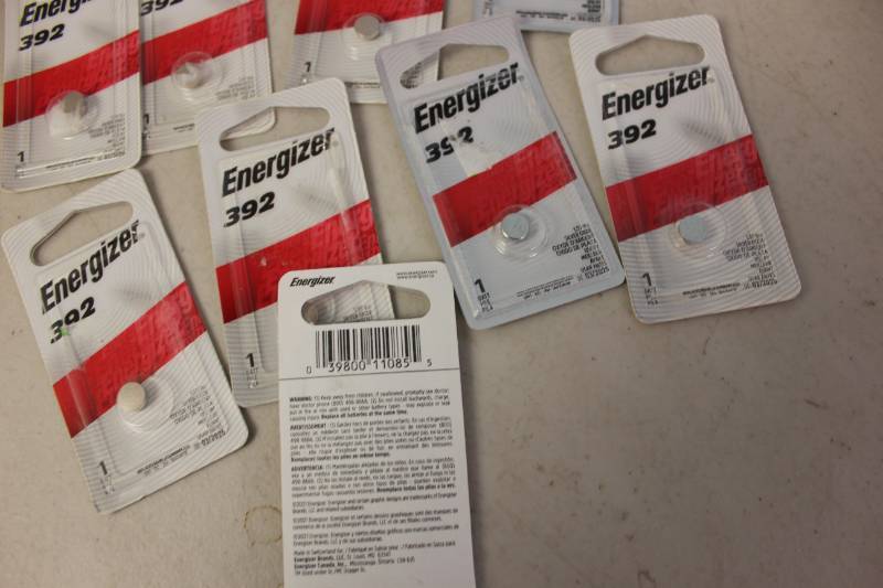 lot 78 image: NEW - 9 Packs of Energizer 392 Silver Oxide Button Battery Best By 032026 039800110855 MSRP $43.83