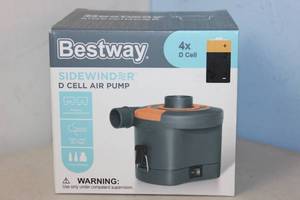 lot 60 image: NEW - Bestway Sidewinder D Cell Air Pump (BATTERY POWERED) 821808047093