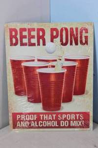 lot 103 image: NEW - Metal Sign Wall Art 16 x 12 Factory Sealed