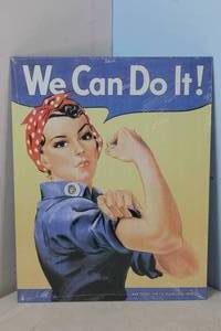 lot 104 image: NEW - Metal Sign Wall Art 16 x 12 Factory Sealed