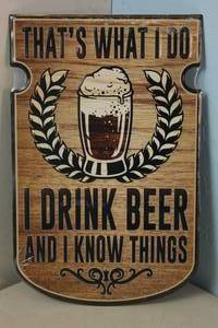 lot 112 image: NEW - Metal Sign Wall Art 7.375 x 11.5 Embossed