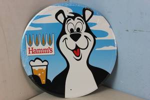 lot 113 image: NEW - Round Metal Sign Wall 11.75 Diameter Art Factory Sealed