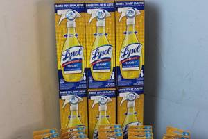 lot 285 image: 160 Lysol Smart Refills & 6 Lysol Smart Bottles with refill - Citrus Breeze Scent