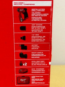 lot 21 image: Milwaukee 2505-22 M12 Fuel 4-In-1 Installation Drill  Driver Kit