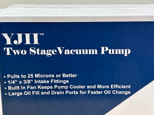 lot 36 image: Yellow Jacket 93266 YJII Two-Stage Vacuum Pump, 5CFM