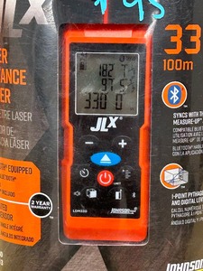 lot 95 image: Johnson JLX 33-ft Laser Distance Measurer