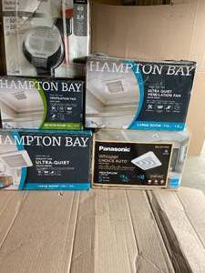 lot 9 image: Lot of assorted Exhaust Fans various models and conditions customer return see pictures