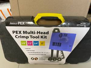 lot 17 image: Apollo Multi-Head PEX-B Crimp Tool Kit