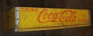 lot 272 image: Vintage Coca Cola Bottle Wood Crate.