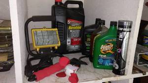 lot 288 image: Oil And Automotive Accessory Fluids.