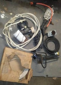 lot 298 image: Variety Electric Cords.