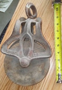 lot 345 image: Rare Vintage Louden A23 Barn Pulley