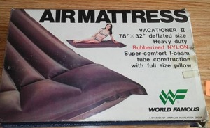 lot 357 image: New Air Mattress. Heavy Gauge.  .NEW