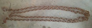 lot 399 image: 15 Foot Log Chain W Hooks.