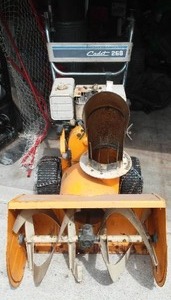 lot 403 image: Cub Cadet Snow Blower Model 268. IH