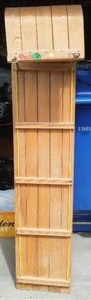 lot 404 image: Wood Toboggan, Like New.