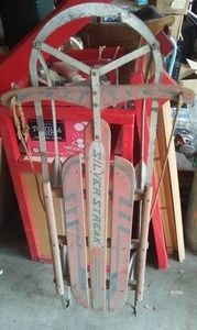 lot 406 image: Silver Streak Sled - very nice.
