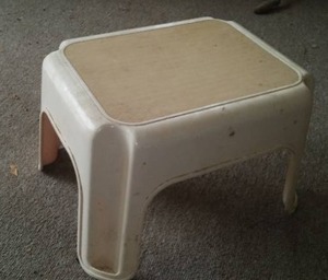 lot 733 image: Plastic Step Stool