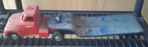 lot 473 image: Tonka Flat Bed And Track.