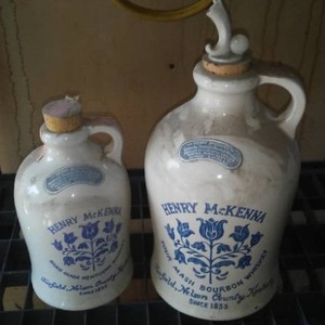 lot 488 image: Henry Mckenna Whiskey Jugs (2)