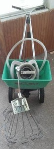 lot 702 image: Fertilizer Push Spreader And Sprinkler With More.