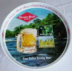 lot 519 image: Grain Belt Beer Tray.