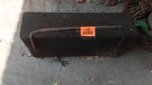 lot 738 image: Solid Steel Block WHandle.