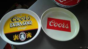 lot 624 image: Coors Beer Trays 13 Inch