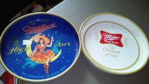 lot 628 image: Miller Beer Trays (2)