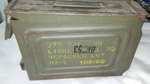 lot 803 image: Ammo Box. 30 Calibers Excellent