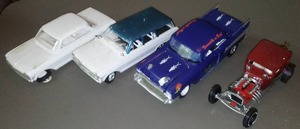 lot 564 image: Plastic Model Cars 125 Scale