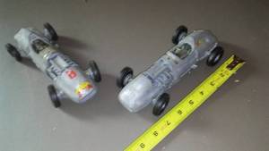 lot 570 image: Metal Toy Cars Maserati Race Cars 1940 And 1950