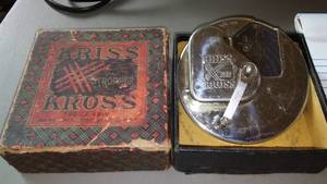 lot 587 image: Vintage Kriss Kross Blade Sharpener