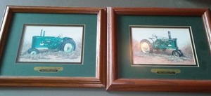 lot 593 image: (2) John Deere Prints