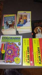 lot 898 image: Childrens, Books, Coloring, Flashcards
