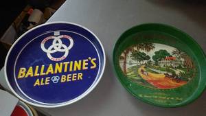 lot 817 image: Southern Comfort And Ballantines Beer Trays